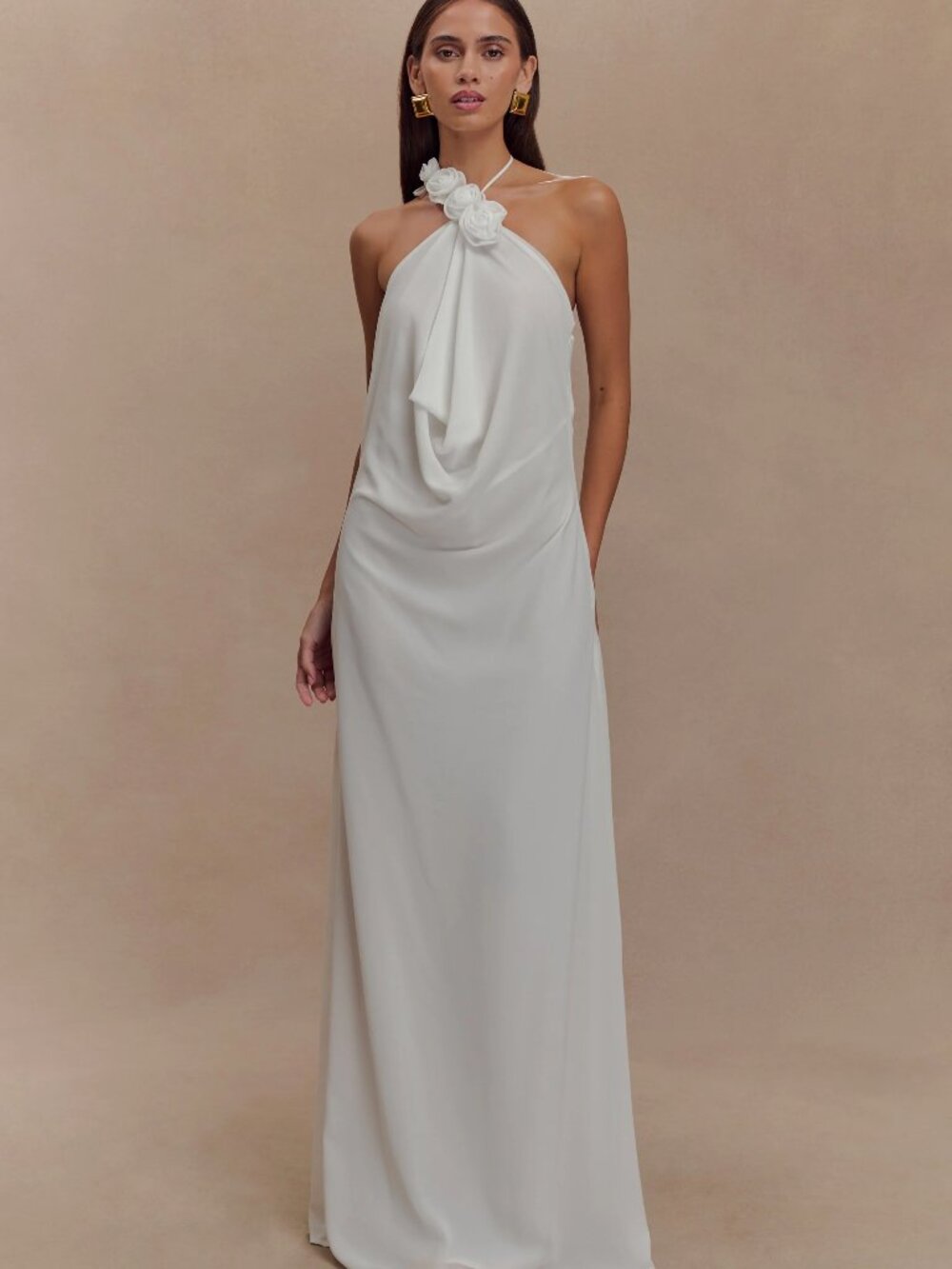 Meshki - White Rosalia Maxi Dress - NWT